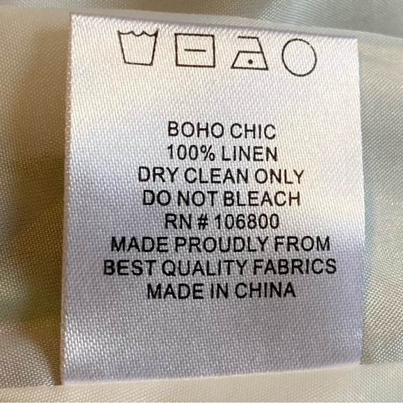 Boho Chic 100% Linen Lined Striped Multicolor Women's Jacket with 3/4 Sleeve - Picture 7 of 11